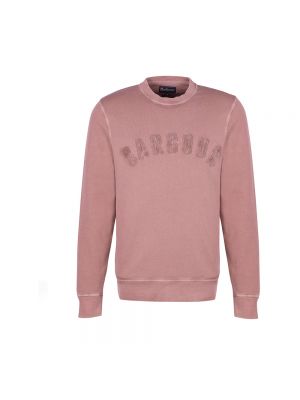 Bluza dresowa Barbour różowa
