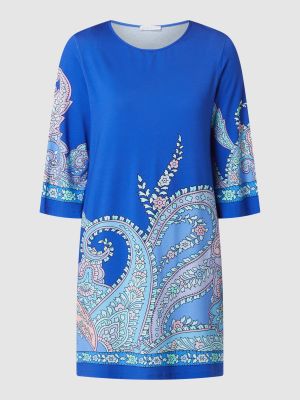 Sukienka z wzorem paisley Chiara Fiorini niebieska
