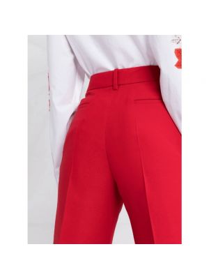Pantalones bootcut Valentino rojo