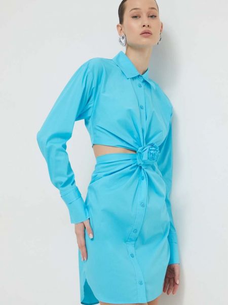 Mini šaty Blugirl Blumarine modré