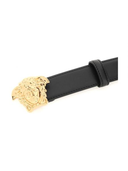 Cinturón de cuero con hebilla Versace