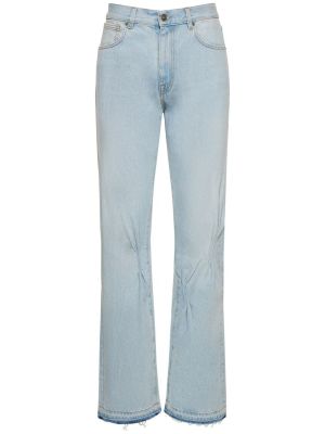 Voľné bavlnené džínsy 424 modrá