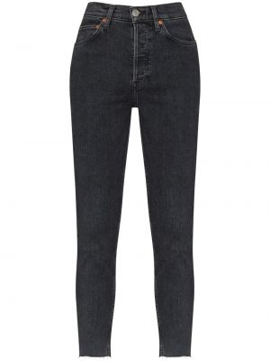 Jeans taille haute Re/done noir
