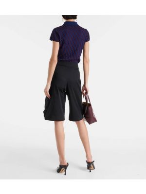 Shorts en coton Loewe noir