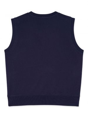 Ärmelloser sweatshirt mit print Sporty & Rich blau