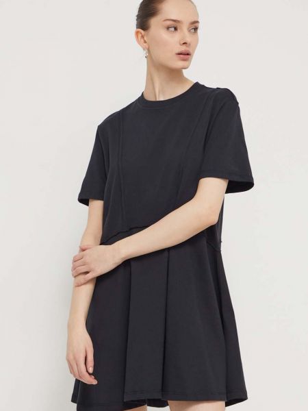 Bavlněné mini šaty Ugg černé
