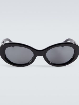 Czarne okulary przeciwsłoneczne Dries Van Noten