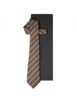 Шелковый галстук в полоску Viktor & Rolf