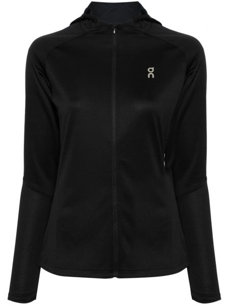 Sweat-shirt long fermeture éclair On Running noir