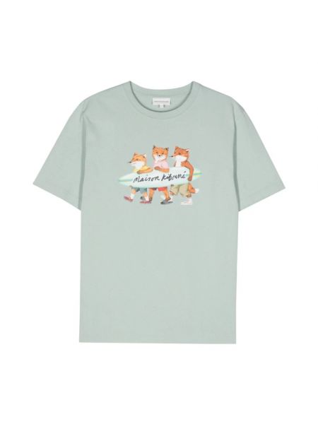 Koszulka Maison Kitsune zielona