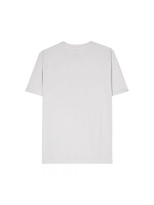 Camiseta con cremallera de algodón con bolsillos Parajumpers gris