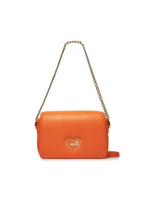 Чанта през рамо Love Moschino оранжево