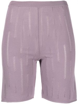 Pantalones cortos de punto Marco Rambaldi violeta