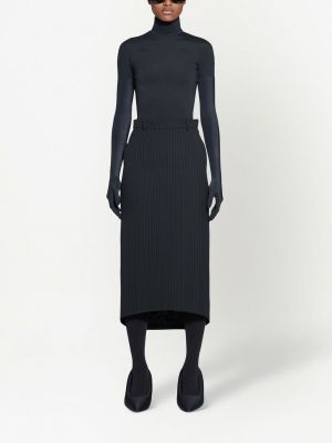 Dryžuotas pieštuko formos sijonas Balenciaga