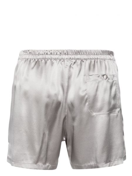 Seiden satin shorts Dolce & Gabbana silber