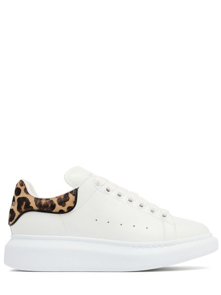 Zapatillas de cuero Alexander Mcqueen blanco