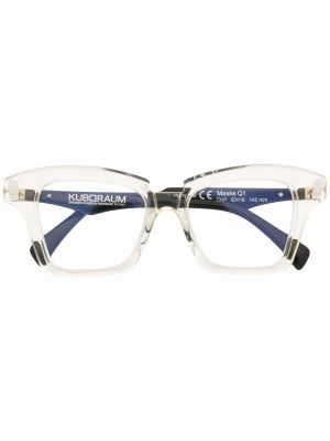 Průsvitné brýle Kuboraum bílé