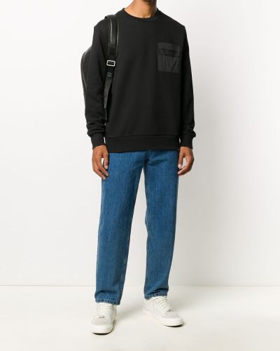 Sudadera con bolsillos Calvin Klein negro