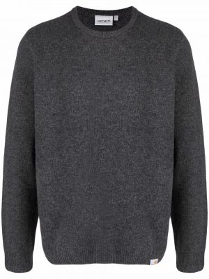 Pull en tricot col rond Carhartt Wip gris
