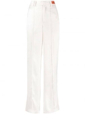 Сатенени панталон Heron Preston бяло