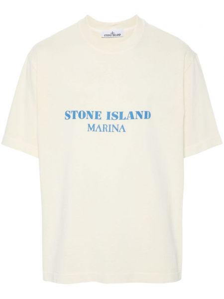 T-shirt Stone Island gul