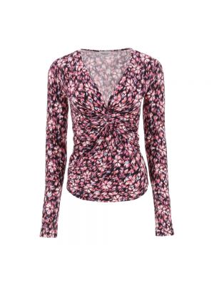 Jersey top Isabel Marant Etoile pink