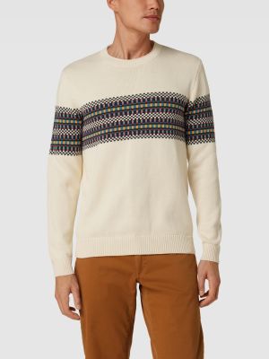 Dzianinowy sweter Esprit beżowy