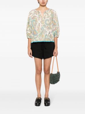 Bluse aus baumwoll mit print mit paisleymuster Etro