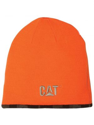 Двусторонняя кепка с логотипом Caterpillar оранжевый