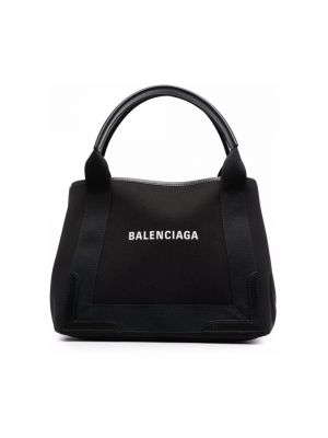 Shopperka bawełniana Balenciaga czarna