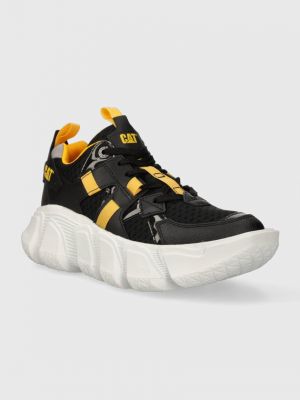 Sneakersy z siateczką Caterpillar czarne
