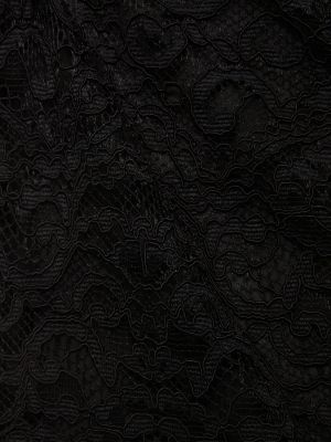 Памучна миди рокля Interior черно