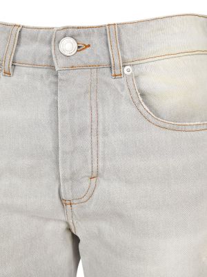 Priliehavé džínsy s rovným strihom Ami Paris sivá