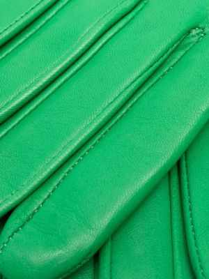 Rękawiczki skórzane Manokhi zielone