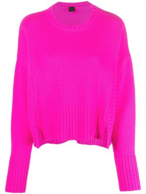 Volneni pulover iz kašmirja Pinko roza