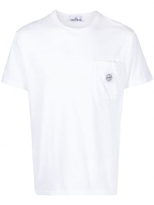T-shirt aus baumwoll Stone Island weiß