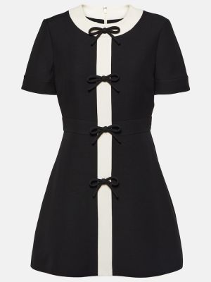 Φόρεμα με φιόγκο Valentino μαύρο