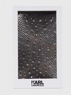Czarne rajstopy Karl Lagerfeld