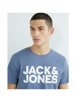 Camiseta manga corta Jack & Jones azul