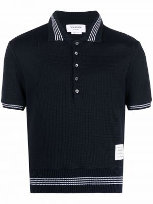 Polo yaka tişört Thom Browne mavi