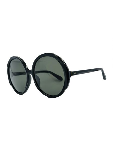 Czarne okulary przeciwsłoneczne Linda Farrow