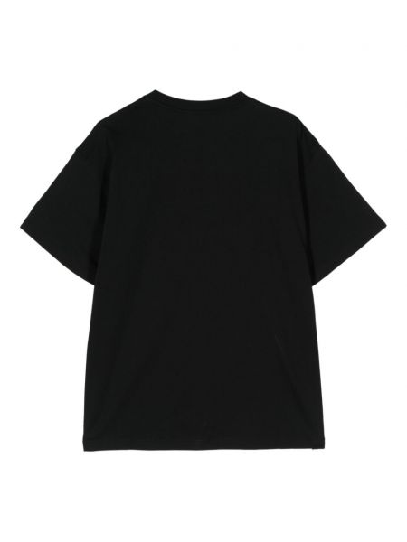 Kokvilnas t-krekls ar apdruku Charles Jeffrey Loverboy melns