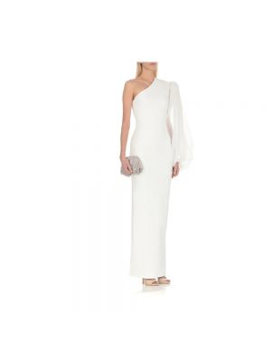 Sukienka asymetryczna Solace London biała