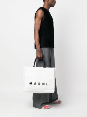 Fleece shopper handtasche Marni