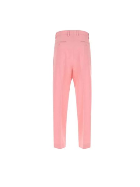 Spodnie slim fit Ami Paris różowe
