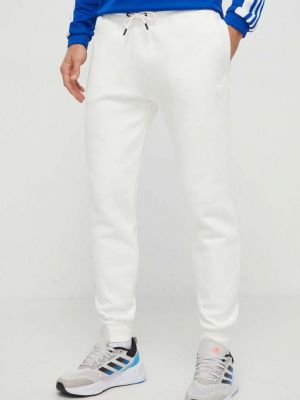 Панталон с принт Guess бяло