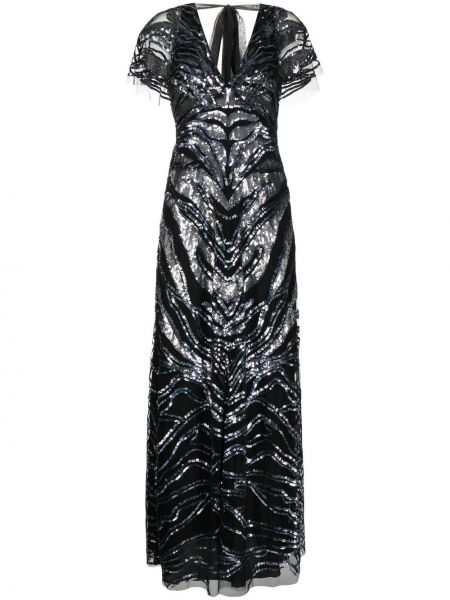 Paljett dress Temperley London svart