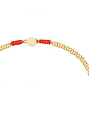 Manšestrový náhrdelník s korálky Roxanne Assoulin zlatý