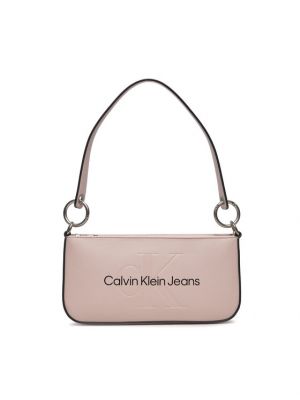 Torbica za čez ramo Calvin Klein Jeans roza