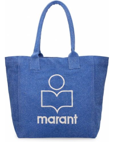 Nákupná taška Isabel Marant modrá